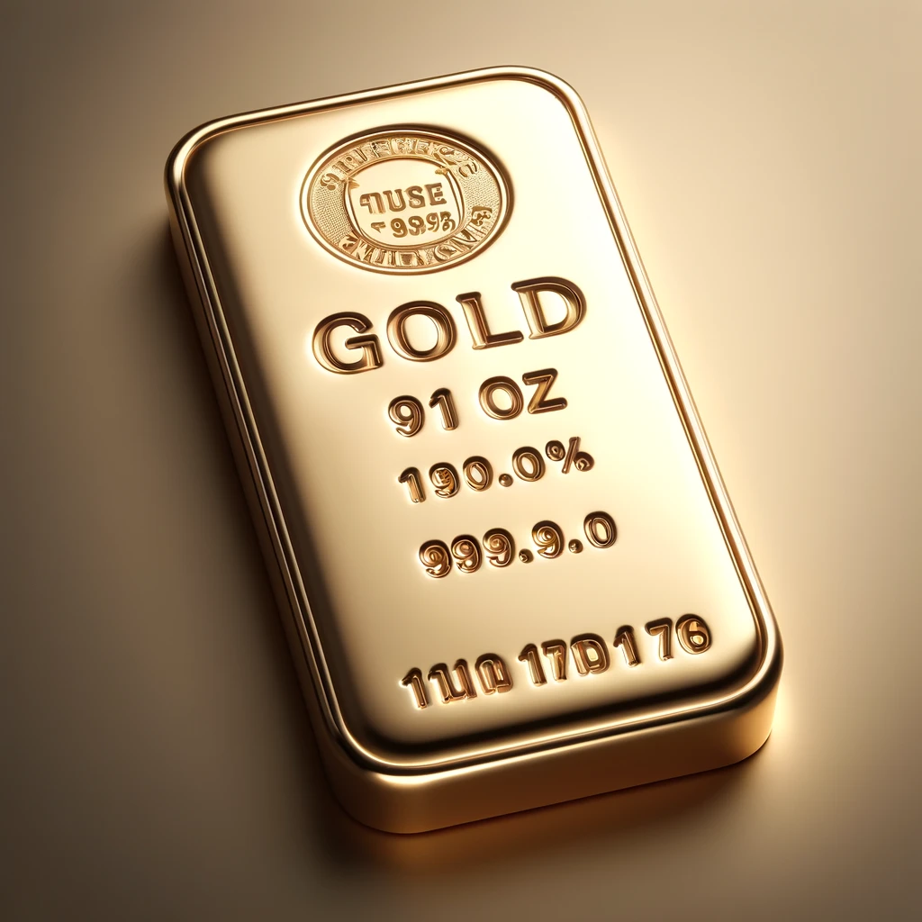 1 oz Gold Bar